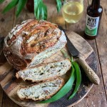 Wild Garlic, Cheese & Walnut Sourdough