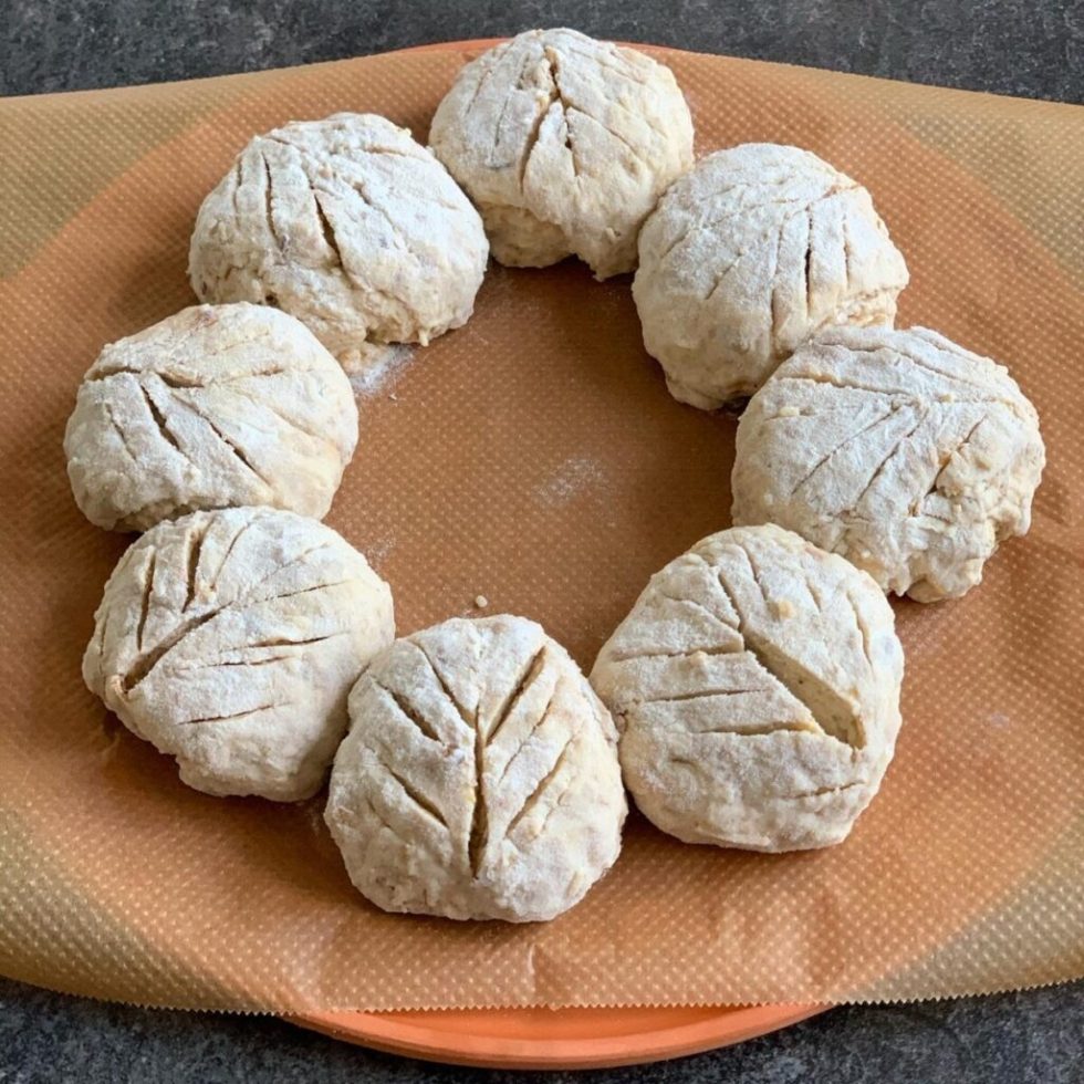 Eight Grain Cheese & Onion Sourdough Wreath