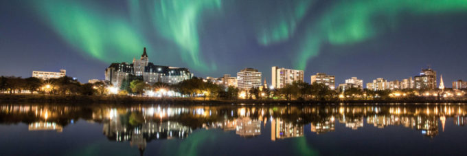 Saskatoon by night