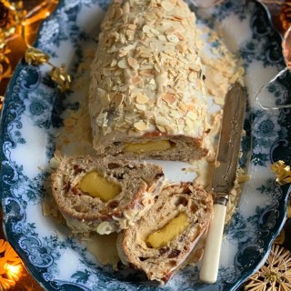 Iced Rum & Almond Sourdough Stollen