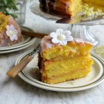 Bramley Apple Cake with Lemon and Elderflower