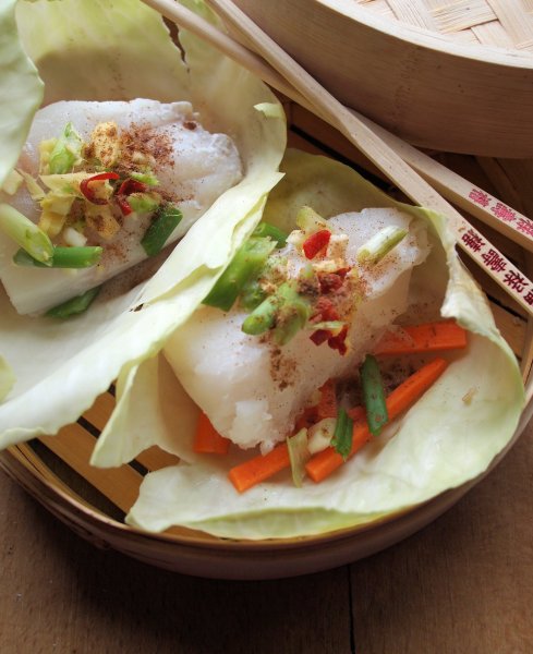 Getting Ready for Chinese New Year: Steamed Asian Fish Parcels Recipe for 5:2 Diet Fast Day