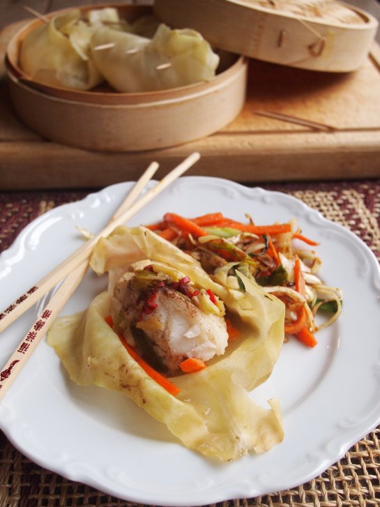 Getting Ready for Chinese New Year: Steamed Asian Fish Parcels Recipe for 5:2 Diet Fast Day