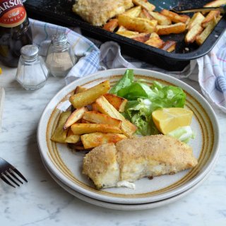 Baked Hake & Oven Chips