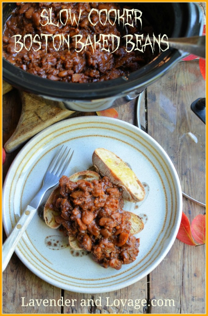 Slow Cooker Boston Baked Beans