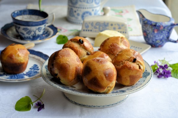 Brioche Style Hot Cross Buns