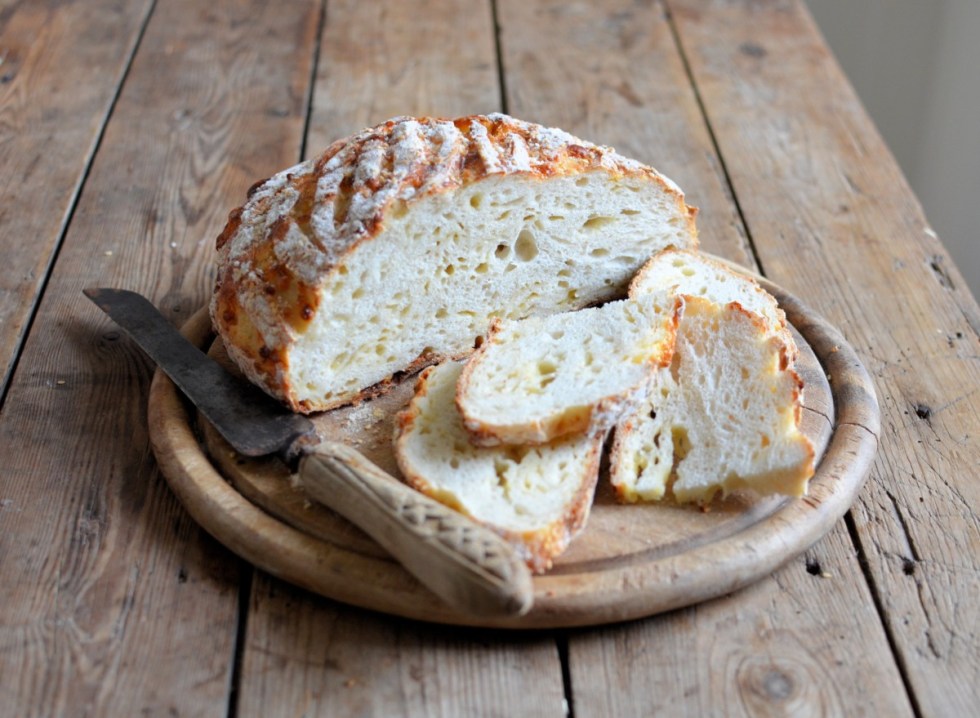 Cheese and Garlic Sourdough Bread