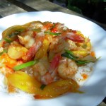 Chilli Prawn Stir-Fry with Mangoes