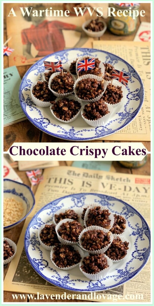 Chocolate Crispy Cakes for VE Day