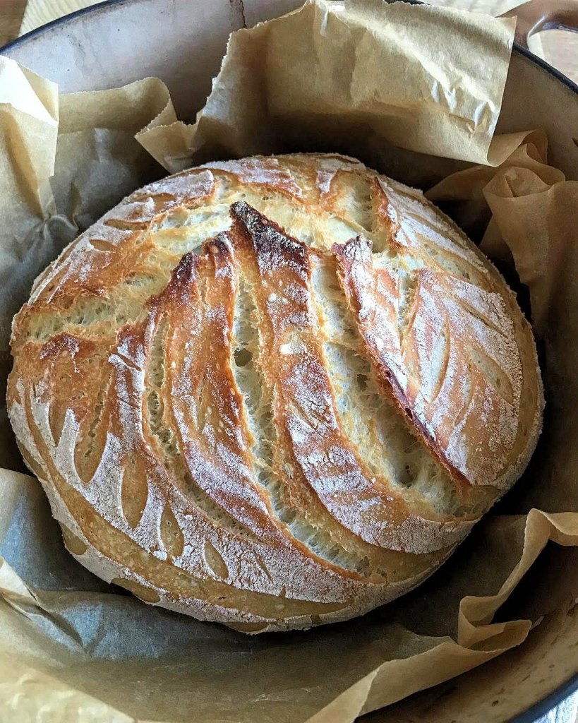 My recipe for classic sourdough bread which is a winner every time I bake it; and it can be proved overnight in a cool place for early morning baking.