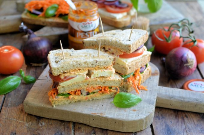 Veggie Club Sandwich