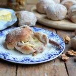 From The Lavender and Lovage Bakery: Country Style Walnut Bread Rolls