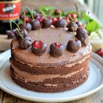 A Show-stopping Chocolate Cherry Cake for Chocolate Week!