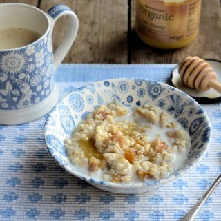 My Mum's "Teacup Apricot and Honey Porridge" Recipe for a Cold March Morning