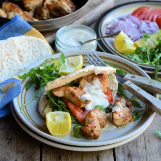 5:2 Diet 215 Calorie Kebabs! Cajun Chicken Kebab and Spiced Yoghurt Dip Recipe