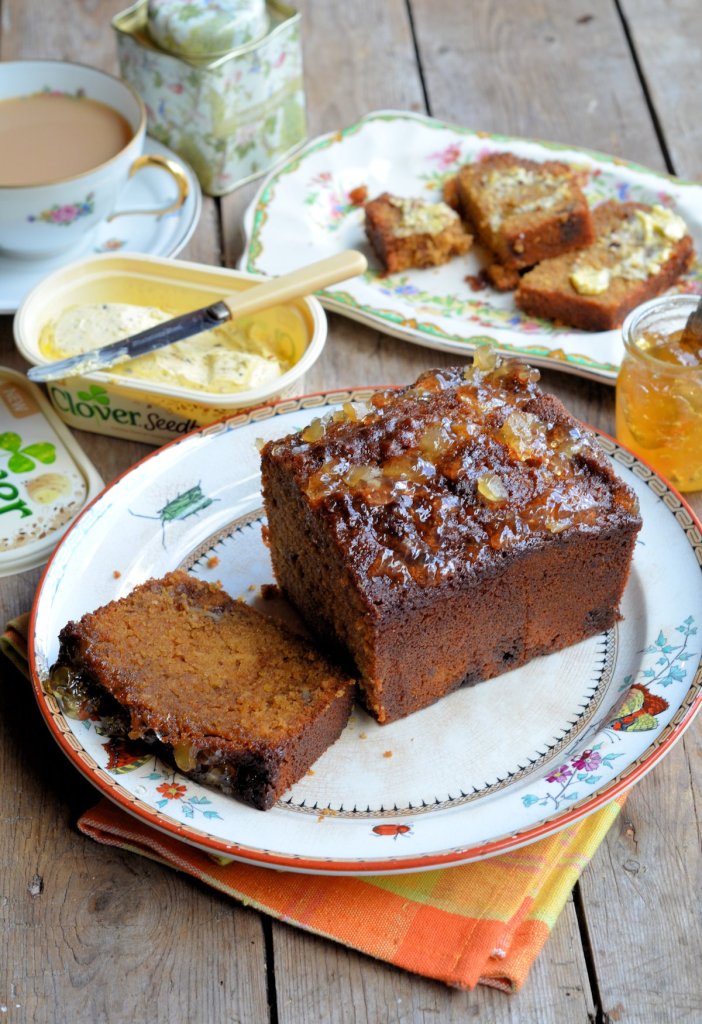 The Lavender & Lovage Weekend Bakery: Sticky Ginger Marmalade Tea Loaf Recipe