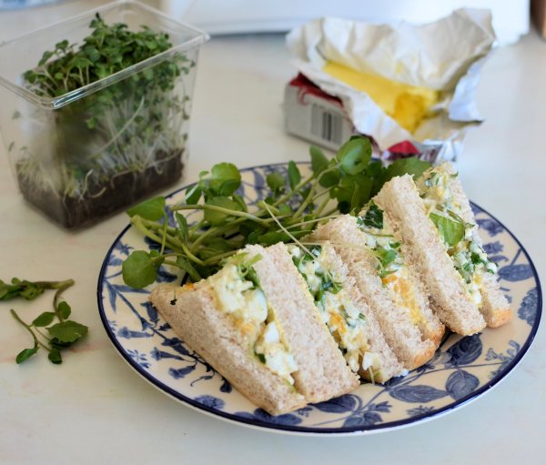 Celebrating Britain's Most Famous Snack - The Sandwich! Egg and Two Cress Sandwich Recipe