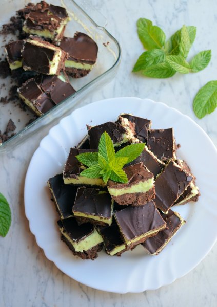 An Easy No-Bake Treat: Chocolate Peppermint Squares Recipe