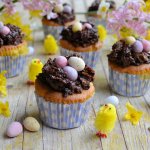 Easter Nest Cup Cakes