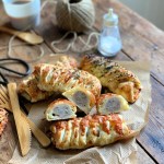 Easy Cheesy Puff Pastry Sausage Rolls