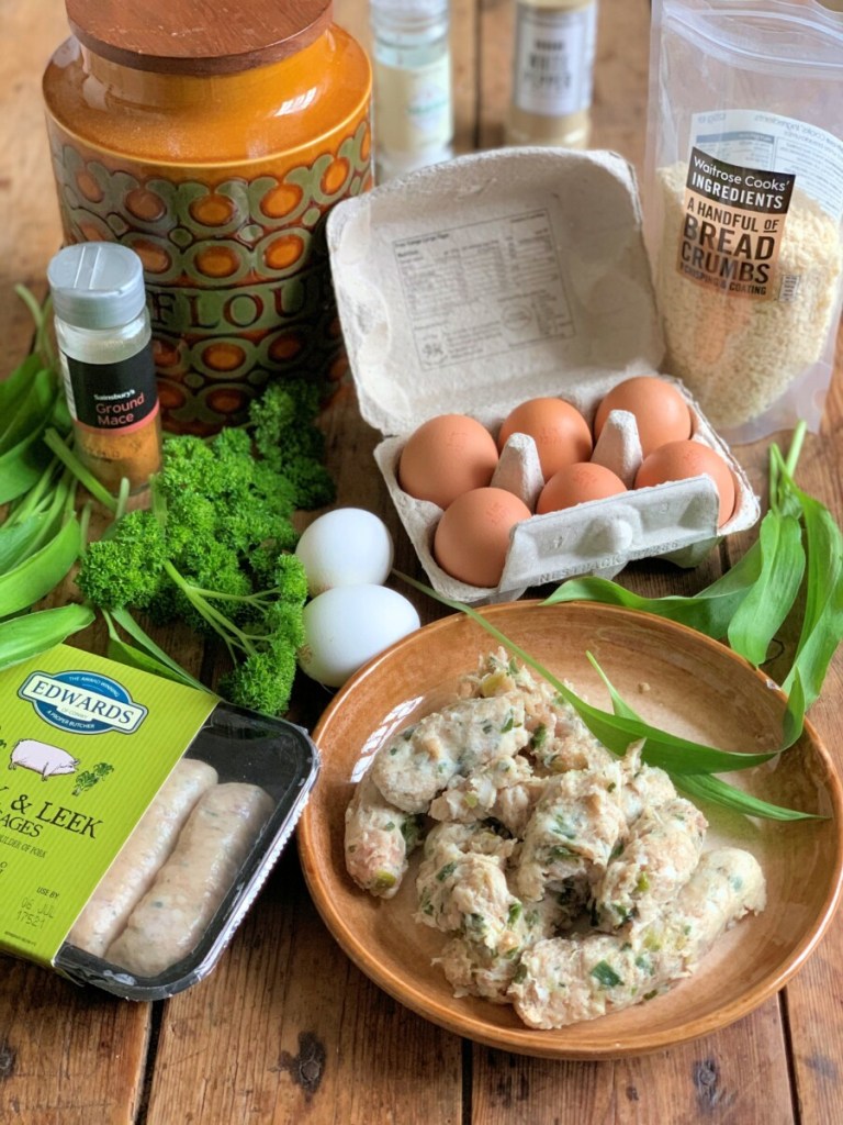 Easy Homemade Scotch Eggs Ingredients