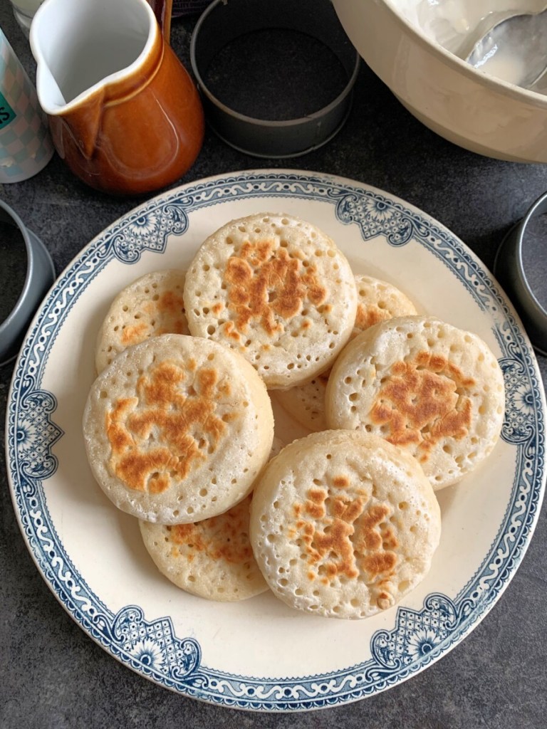 Easy Three Ingredient Sourdough Crumpets