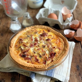 Egg & Bacon Flan