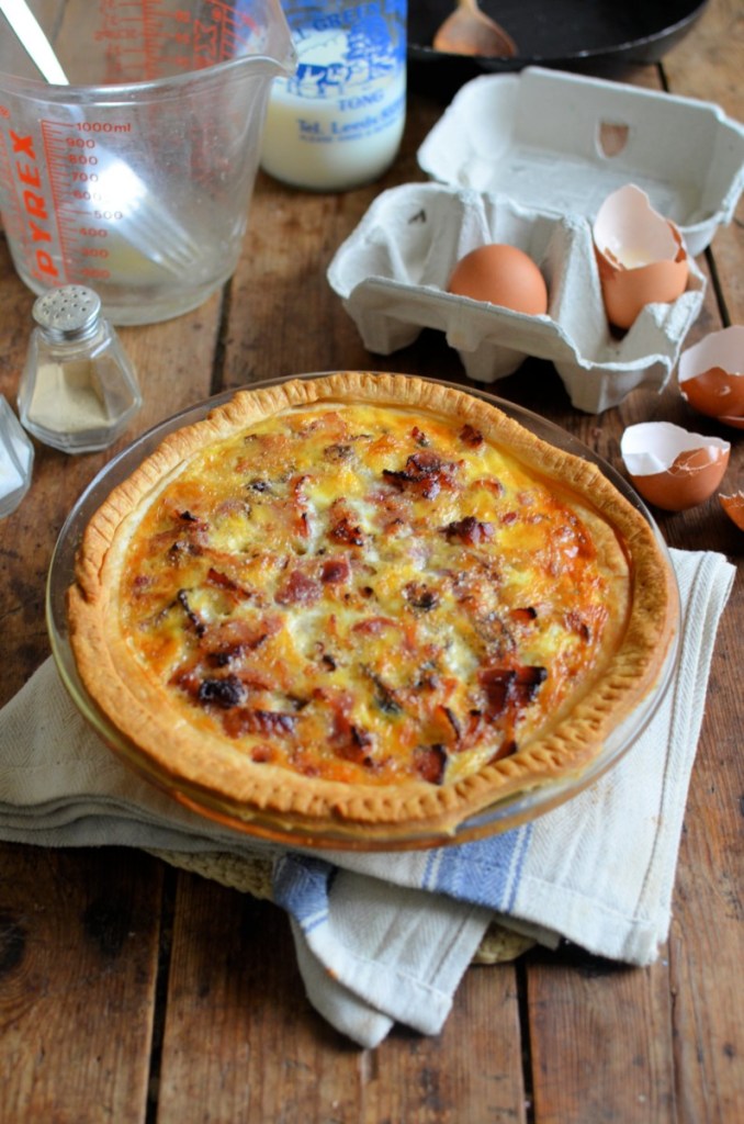 Egg & Bacon Flan