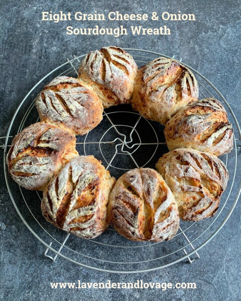 Eight Grain Cheese & Onion Sourdough Wreath