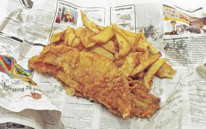 Fish and Chips in Newspaper