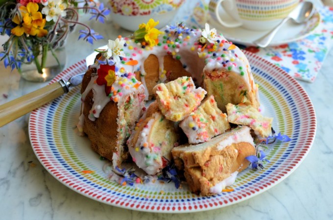 “Funfetti” Confetti Chiffon Cake