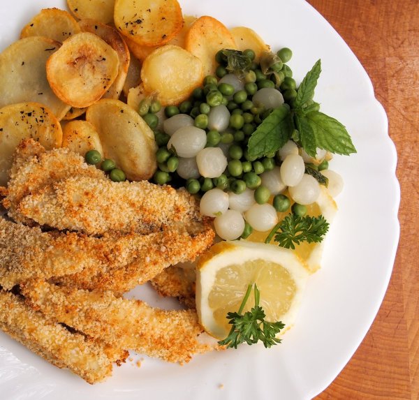 5:2 Diet Plan for Weekly Fast Days: Low-Calorie Haddock Goujons with Garlic Panko Crumb (Recipe)