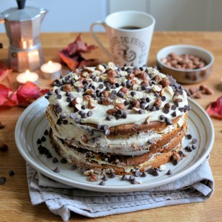 Hazelnut & Chocolate Chip Cappuccino Cake