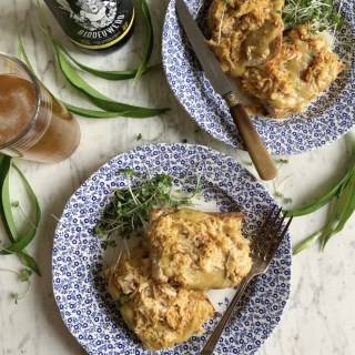 Crab Welsh Rarebit