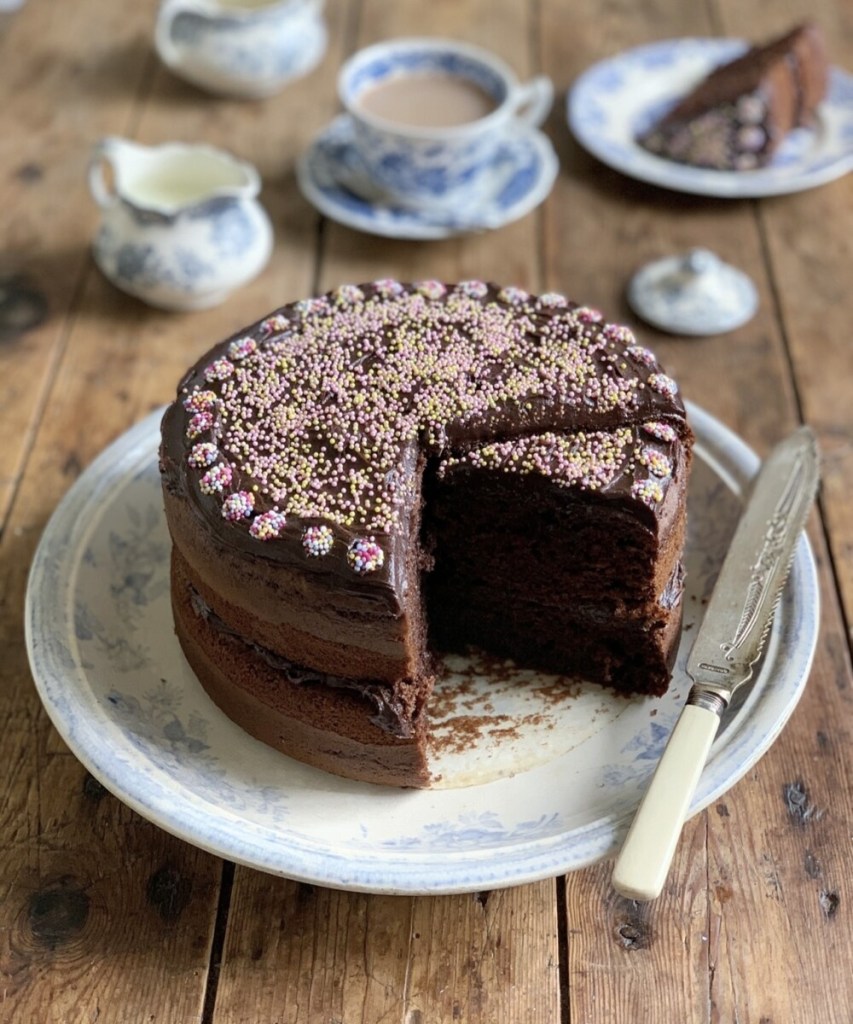 1960's Evaporated Milk Chocolate Cake