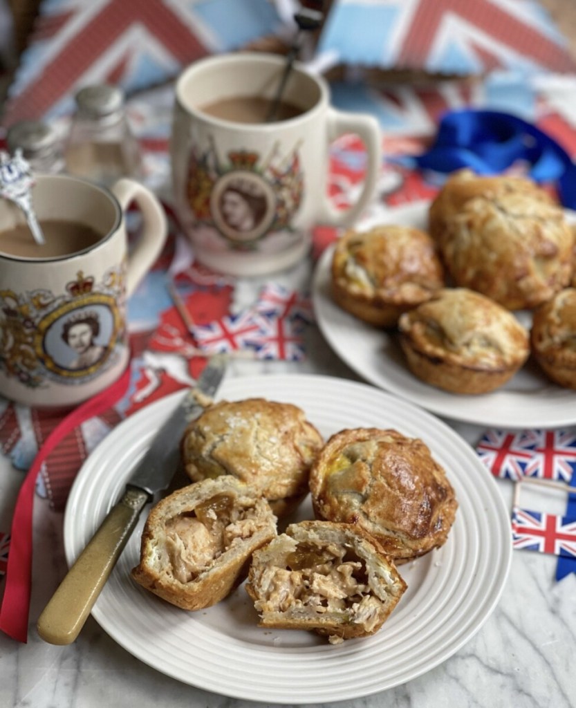 Little Coronation Chicken Pies