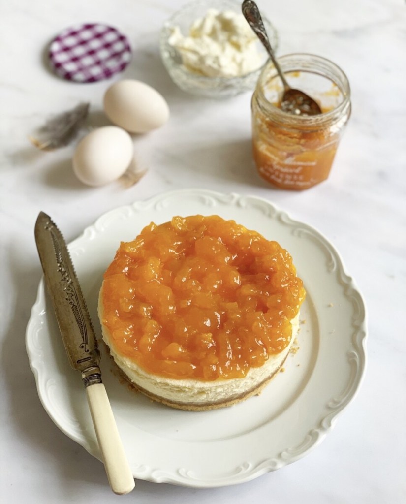 Apricot Baked Cheesecake