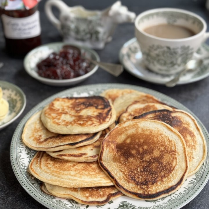 Overnight Sourdough Vanilla & Buttermilk Pancakes