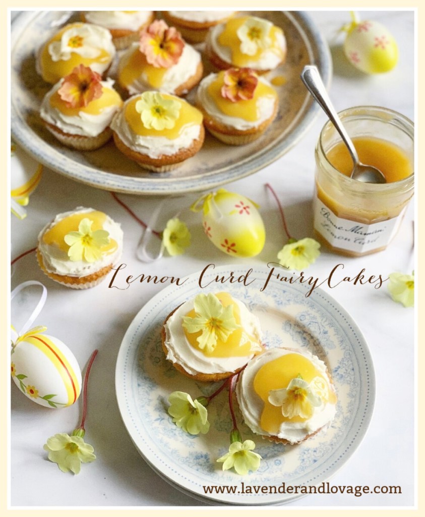 Lemon Curd Fairy Cakes