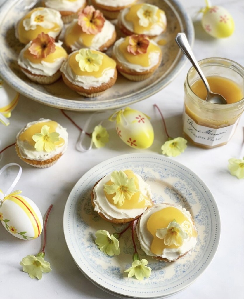 Lemon Curd Fairy Cakes