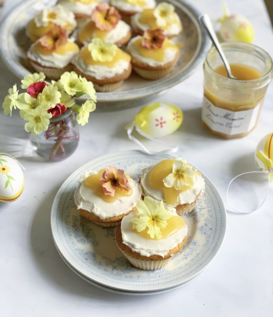 Lemon Curd Fairy Cakes