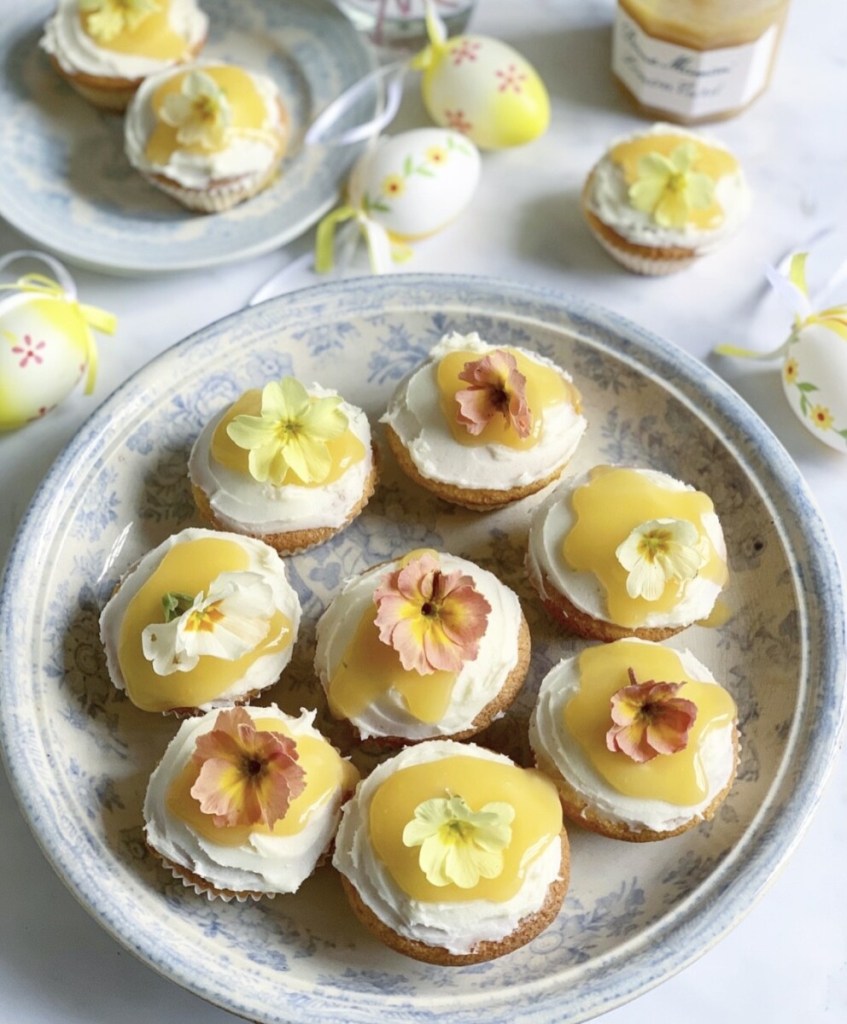 Lemon Curd Fairy Cakes