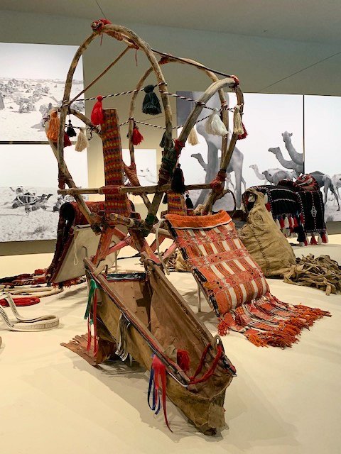 Camel Saddlebags at the National Museum of Qatar