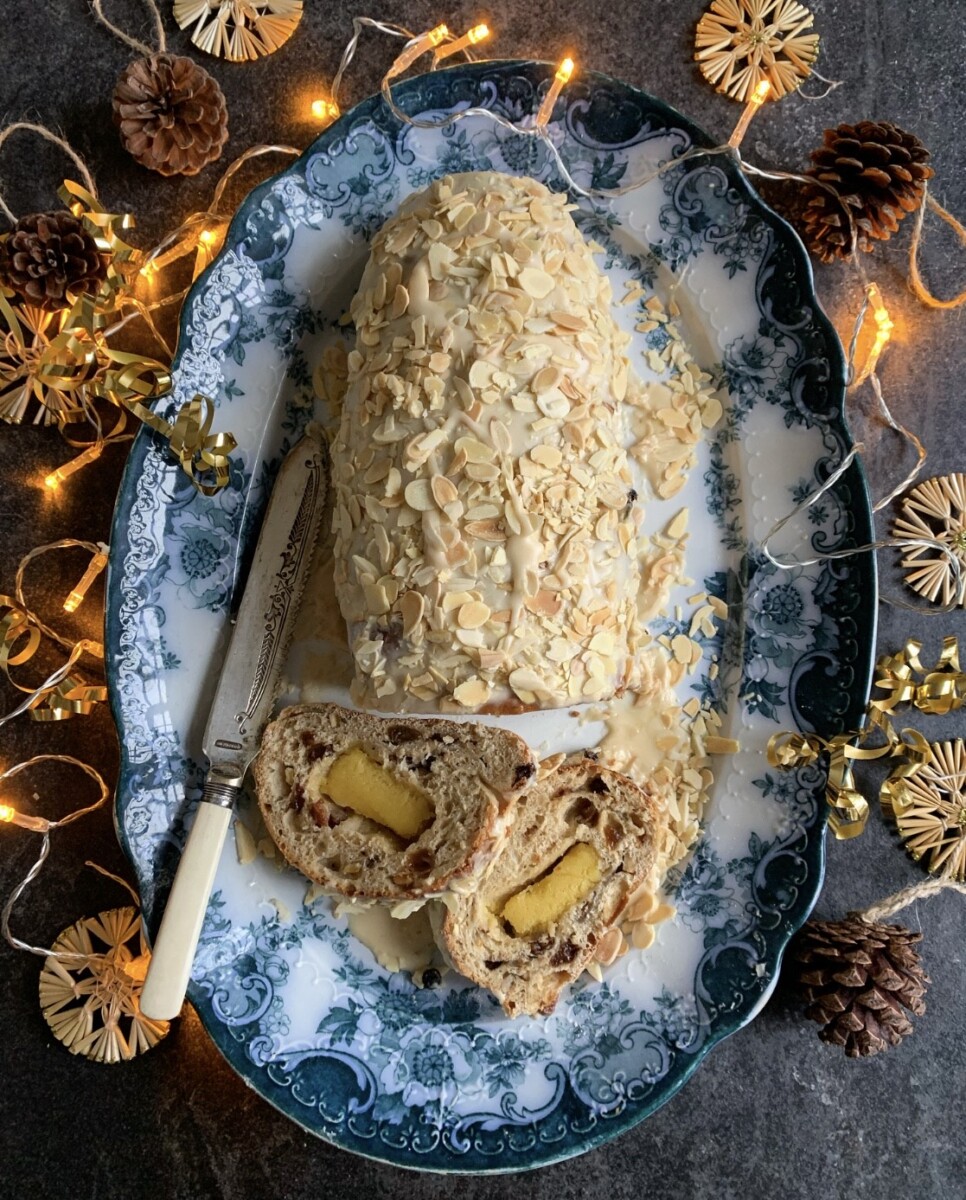 Iced Rum & Almond Sourdough Stollen