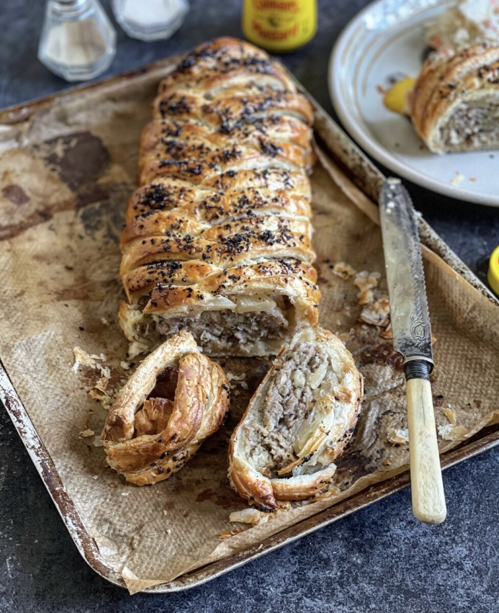 Easy Sausage Plait