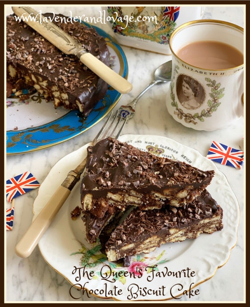 The Queen's Chocolate Biscuit Cake