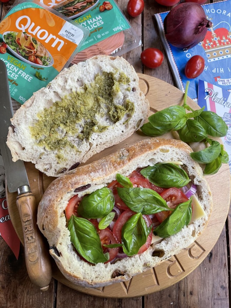 Jubilee Vegetarian Stuffed Picnic Loaf