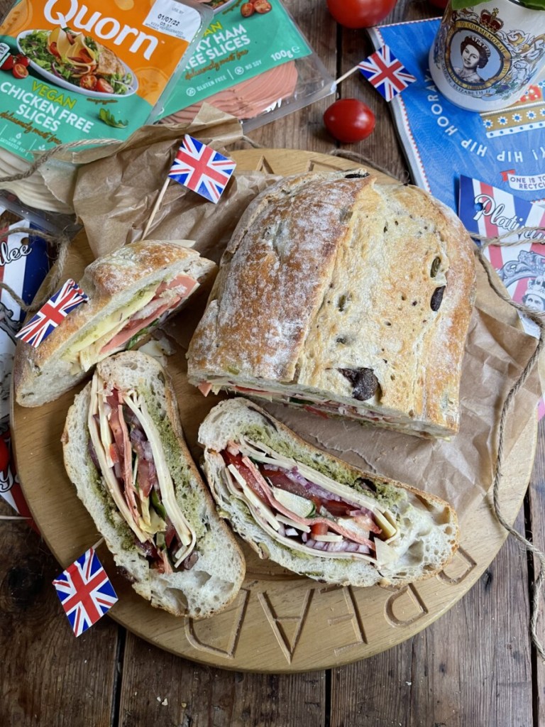 Jubilee Vegetarian Stuffed Picnic Loaf