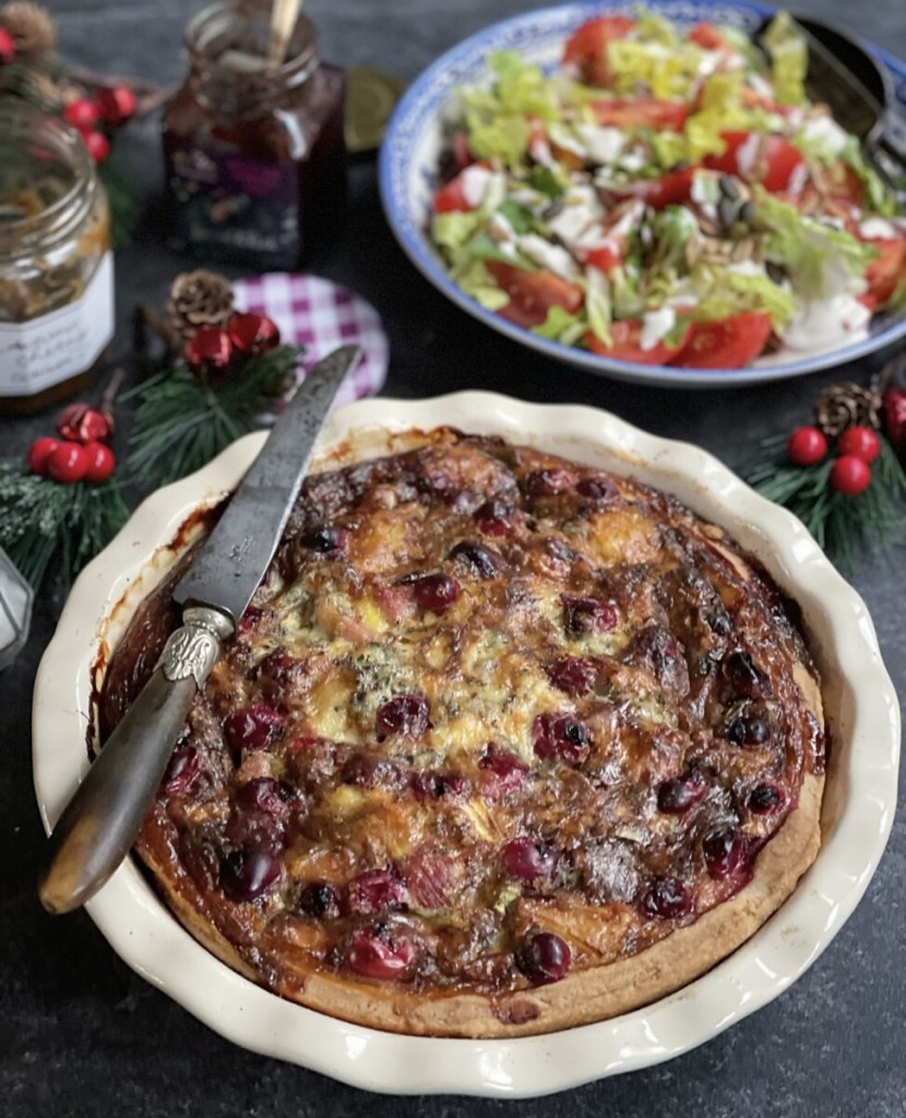 Cheeseboard, Cranberry & Ham Quiche