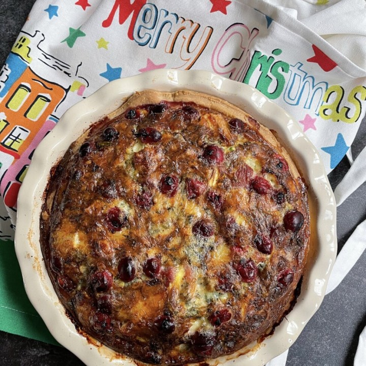 Cheeseboard, Cranberry & Ham Quiche